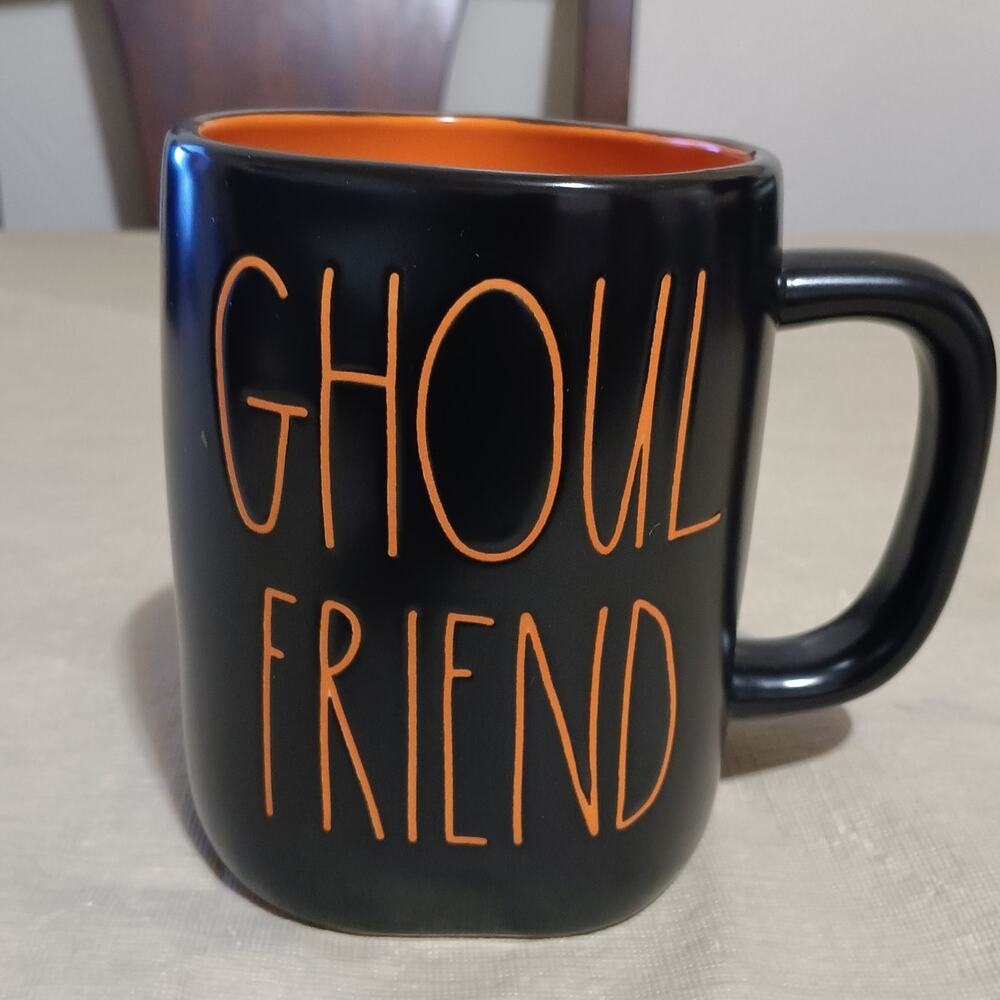 Rae Dunn Ghouls Friend Halloween Ceramic‎ Mug